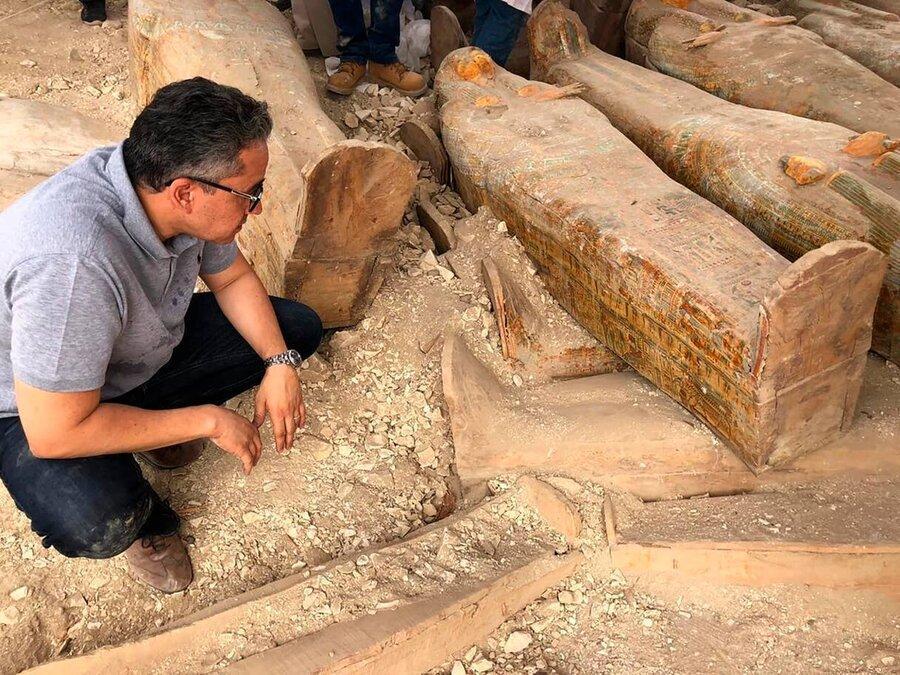 جزئیات 30 مومیایی کشف شده در مصر ؛ چگونگی تشخیص زنان از مردان ، یک کشیش آنها را پنهان کرده بود