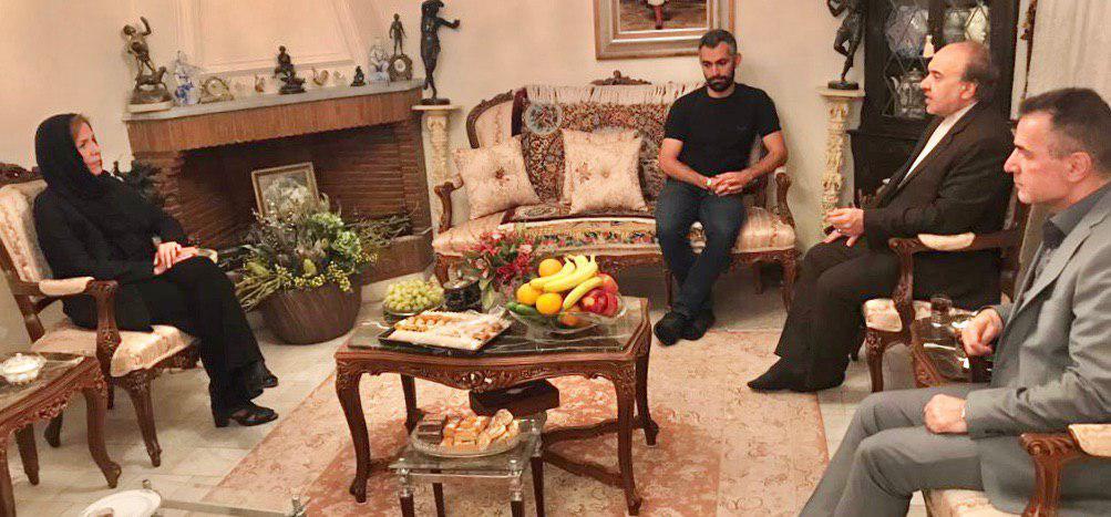حضور وزیر ورزش در منزل مرحوم کاشانی