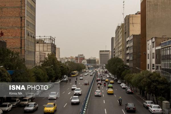 کاهش کیفیت هوای تهران در پی خیزش گرد و خاک کاهش کیفیت هوای تهران در پی خیزش گرد و خاک